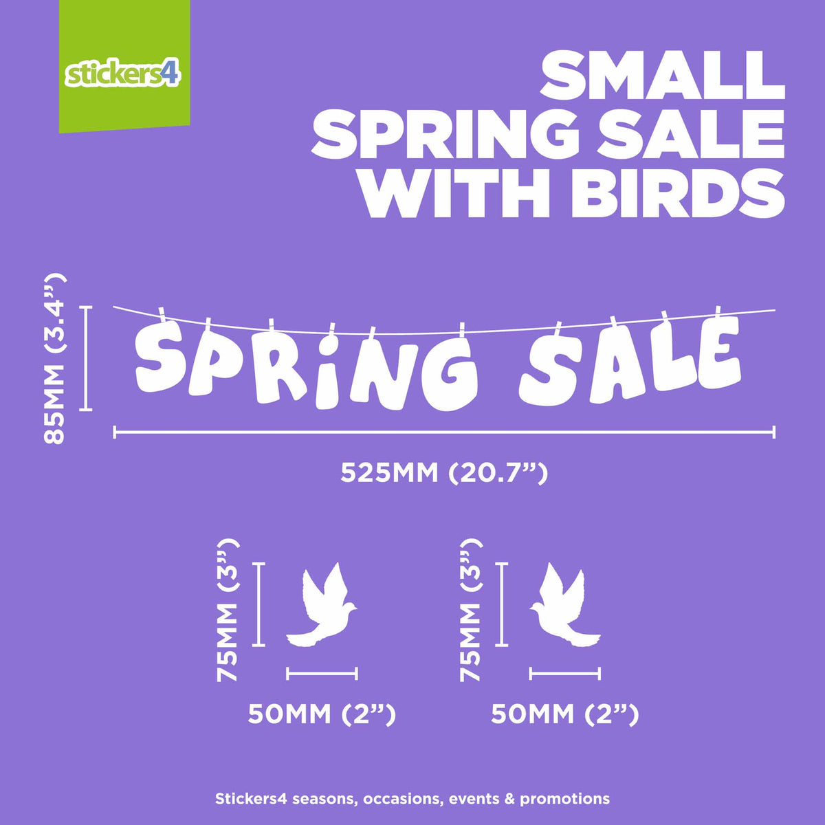 Spring Sale with Birds