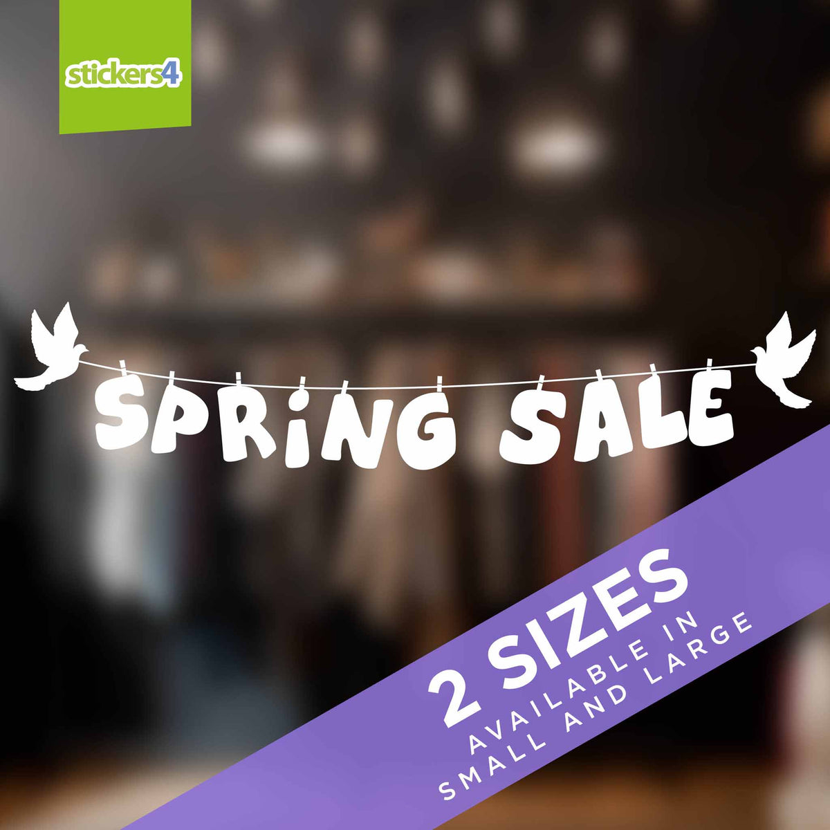 Spring Sale with Birds