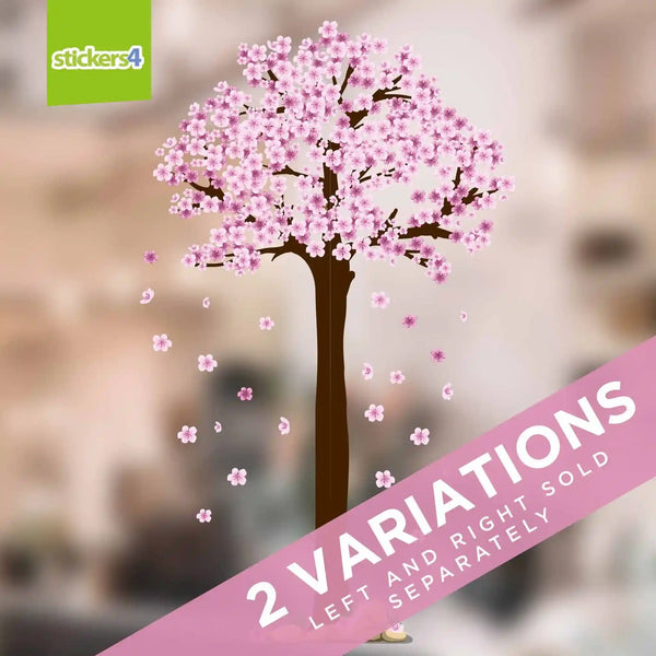 Spring Tree Sticker Spring Tree with Blossom Window Sticker | Shop Decoration