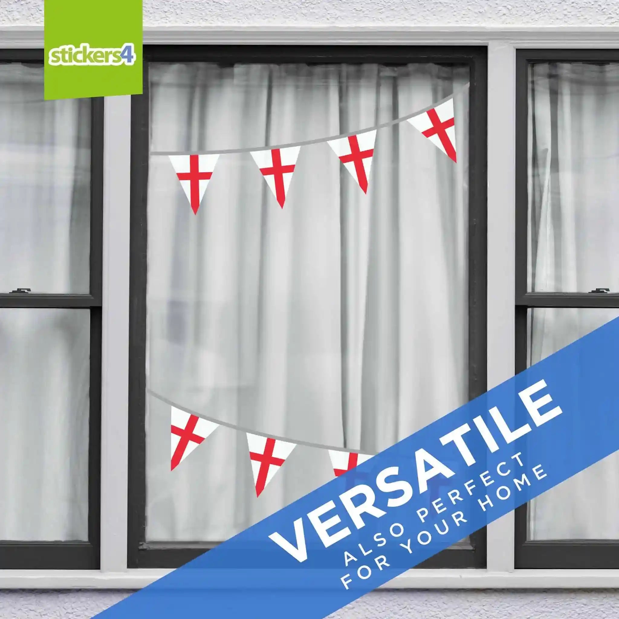 St. George Stickers St George's Flag Static Cling Window Sticker | St George's Day