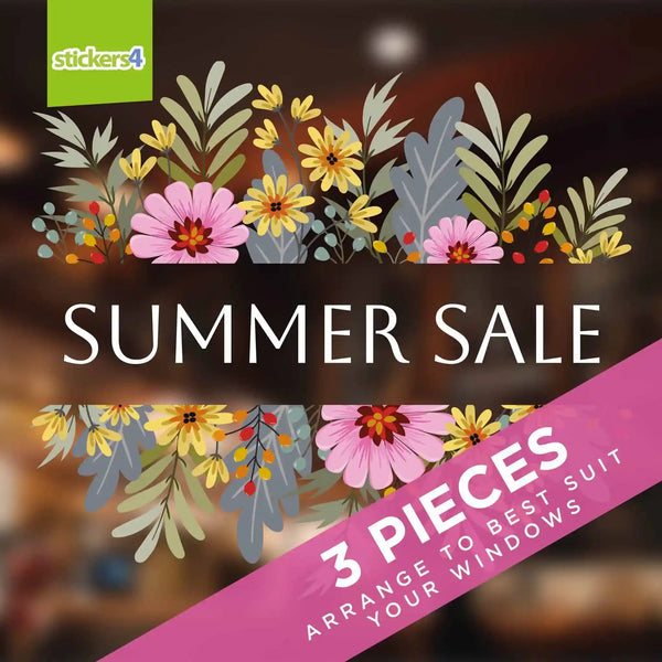 Spring Window Scene Stickers Spring Window Stickers | Summer Window Decals | Stickers4