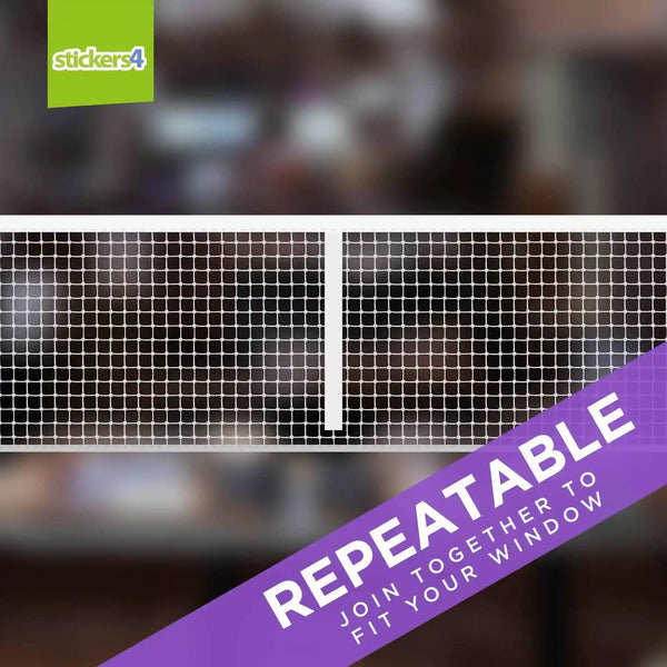 Tennis Net Border Window Sticker Events