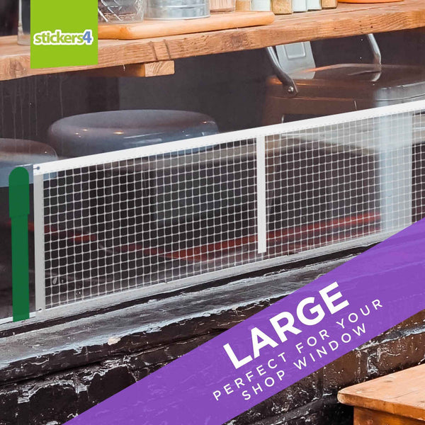 Tennis Net Border Window Sticker Events