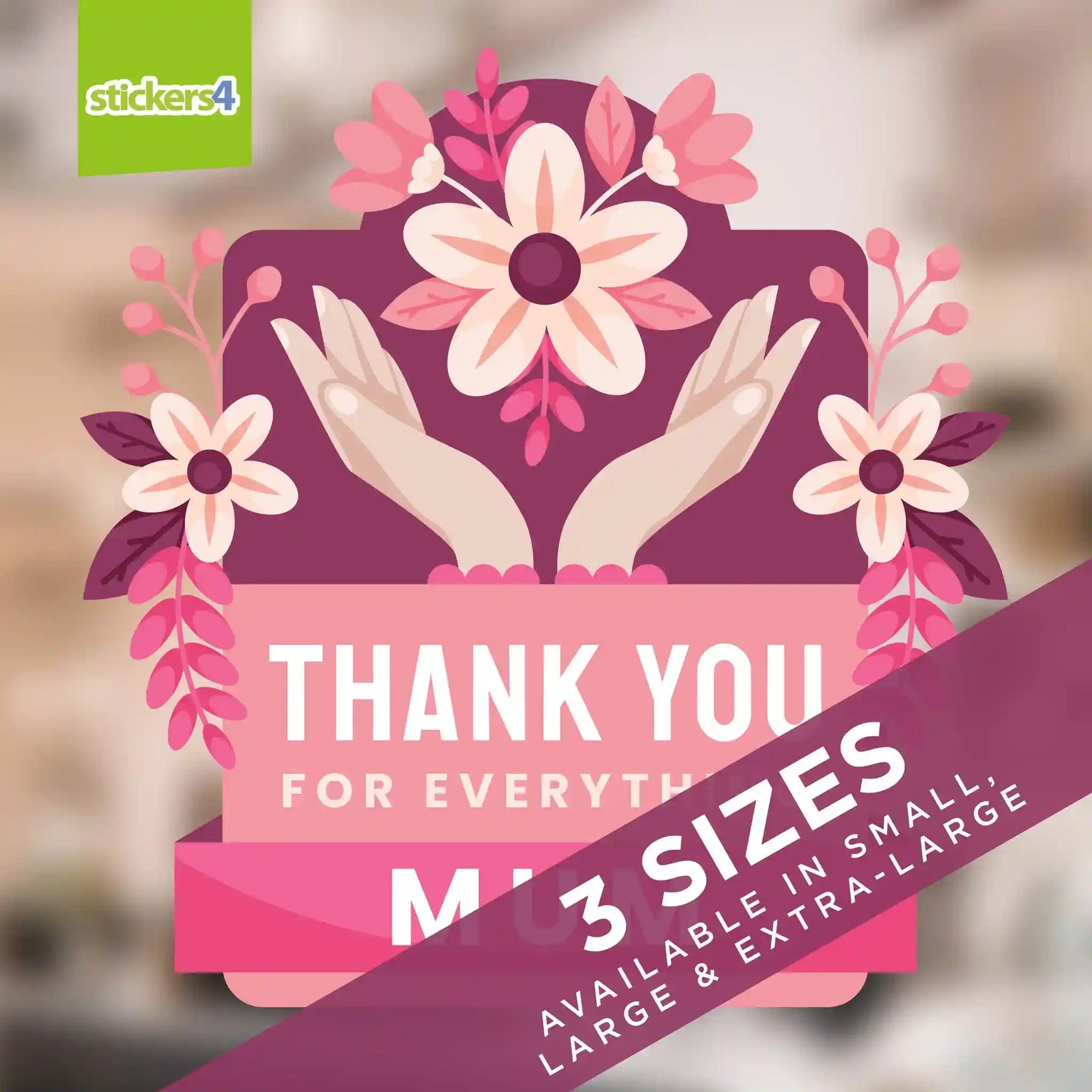 2 X MOTHER'S DAY GIFTS IN STORE - Retail Window Decals – Vinyl Sticker - Foto 4