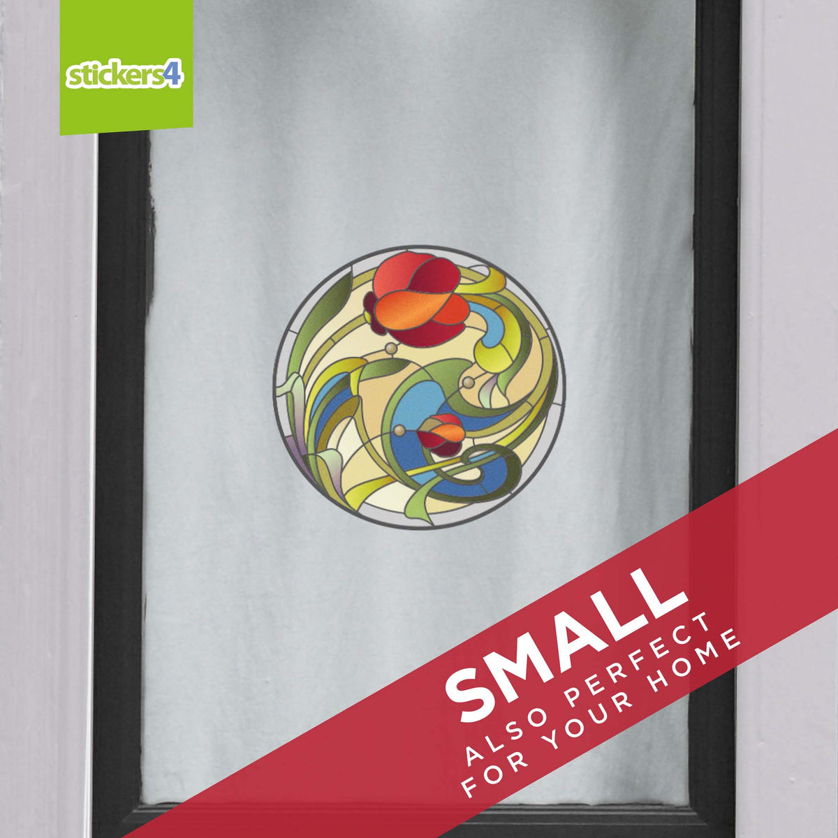 Tulips Suncatcher Roundel Window Cling