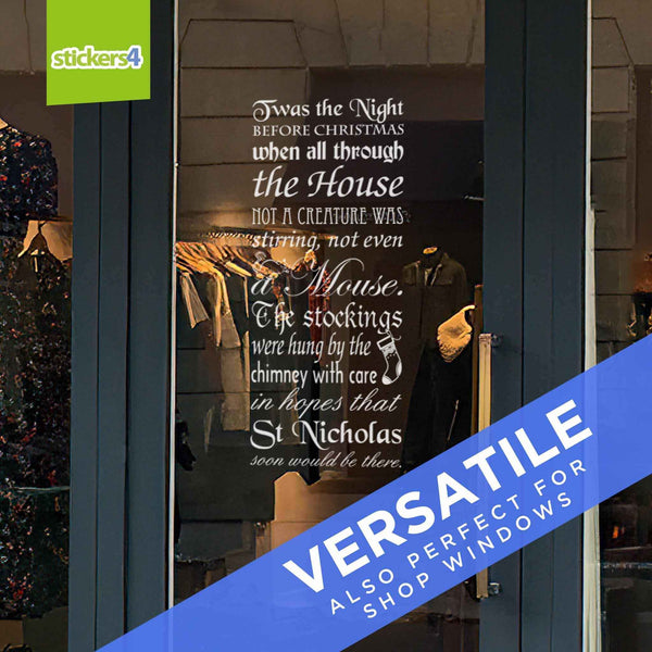 Twas the Night Before Christmas Christmas Window Display