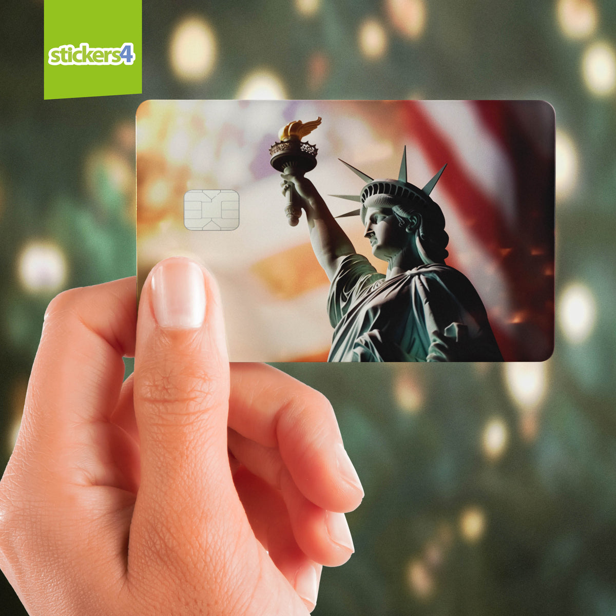 USA Credit Card Stickers