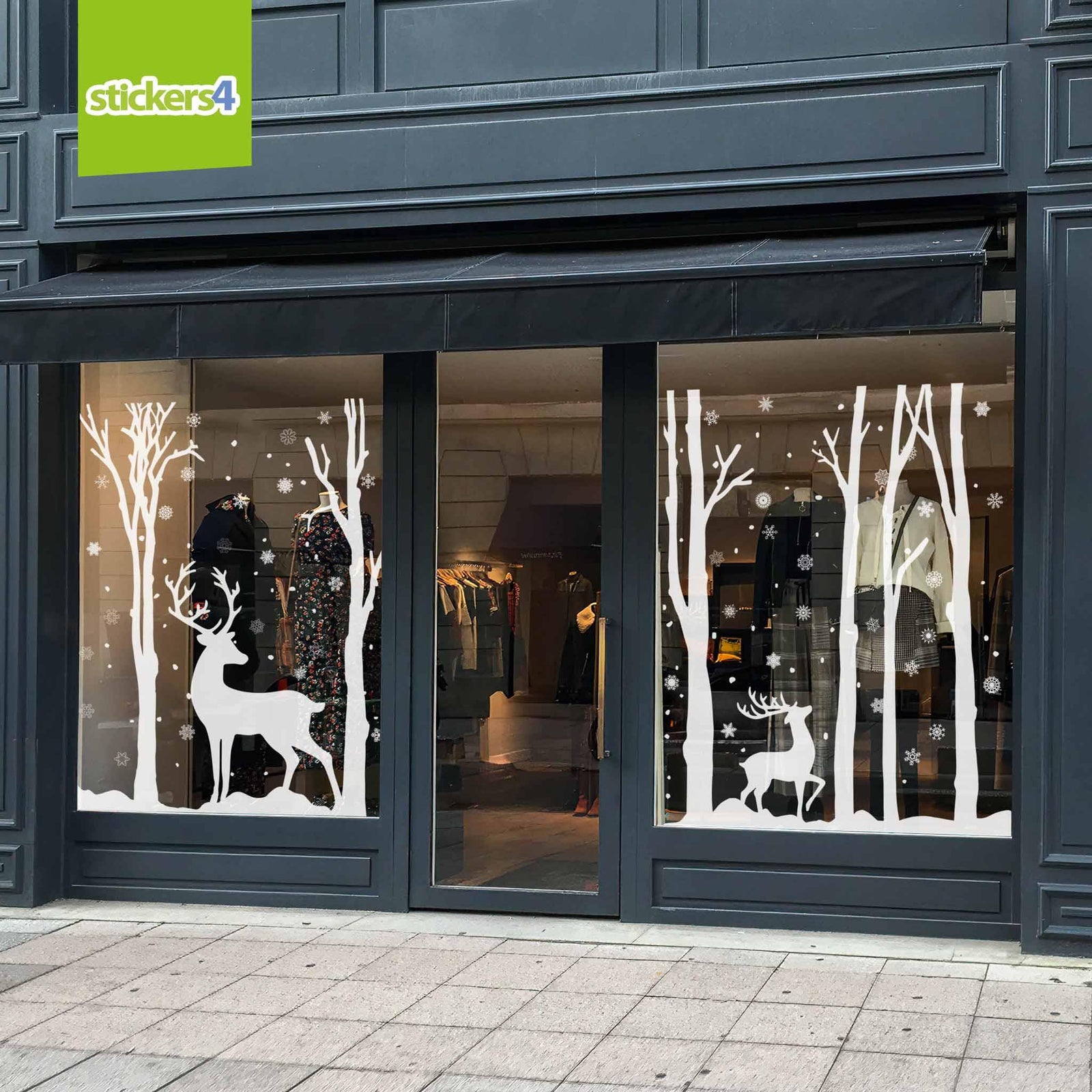 Super Large Winter Wonderland Scene Christmas Window Display