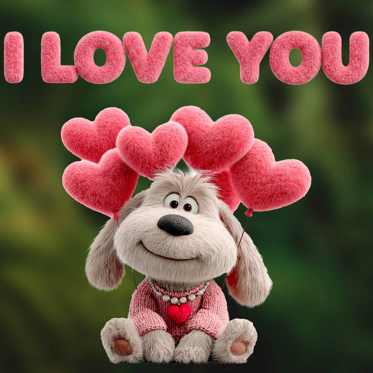 Puppy Love Window Sticker