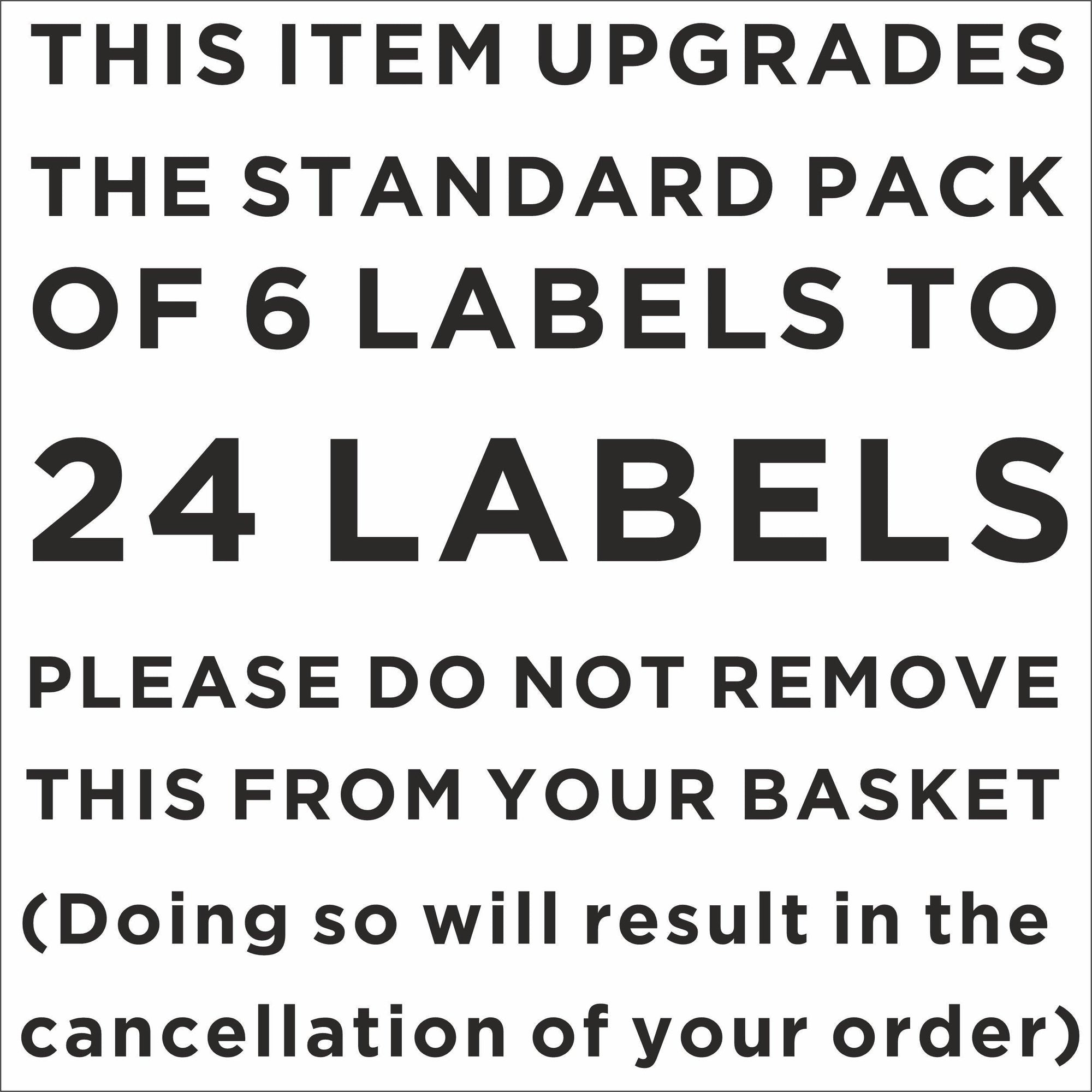 '+18 Custom Pantry Labels Large White (Add on - 24 Total) DO NOT REMOVE FROM BASKET Home Organisation