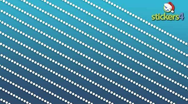 20 Replacement / Extra Ball Chain Effect Clings for Large Baubles Christmas Window Display