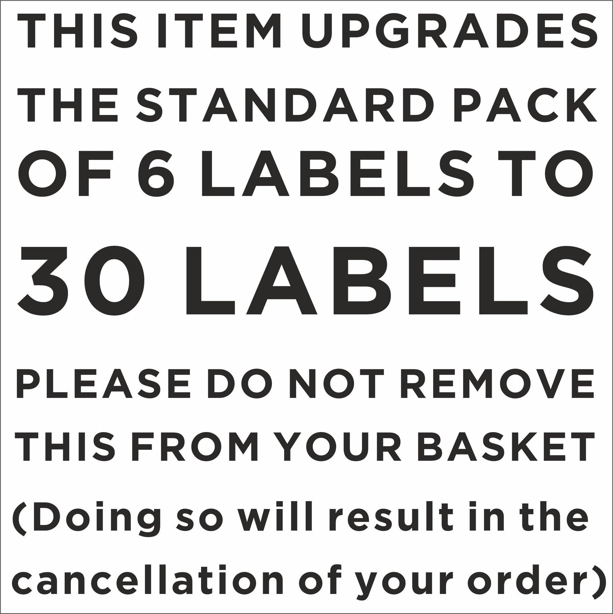 '+24 Custom Pantry Labels Large White (Add on - 30 Total) DO NOT REMOVE FROM BASKET Home Organisation