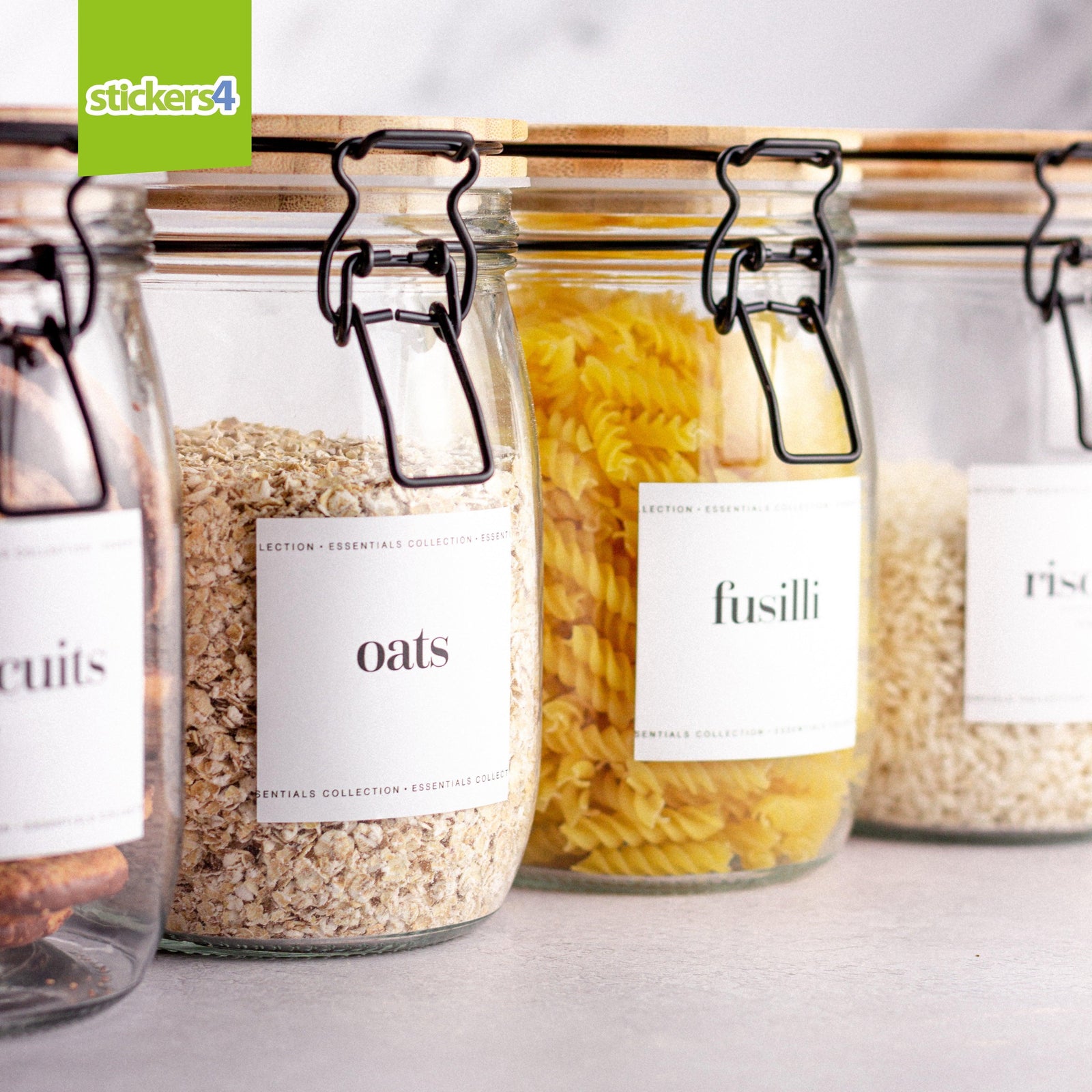 6 Custom BAKING COLLECTION Pantry Labels Home Organisation