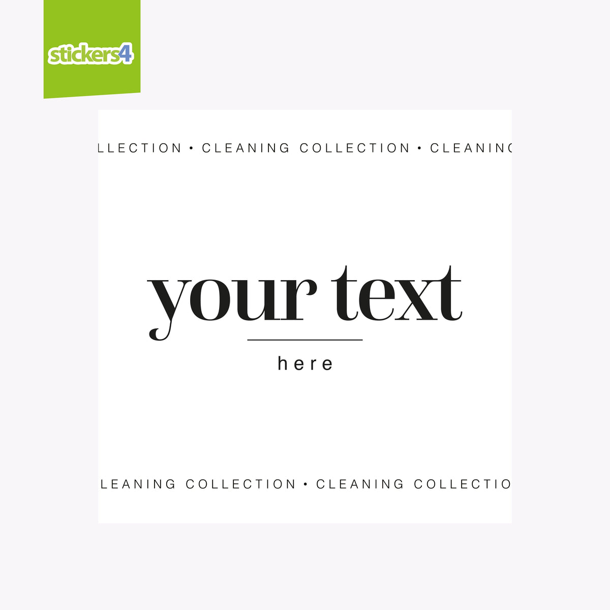 6 Custom CLEANING COLLECTION Pantry Labels Home Organisation