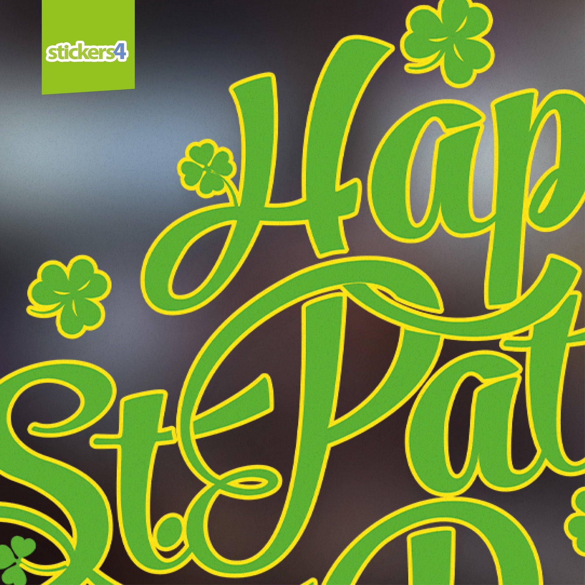 Happy St Patrick's Day Swirly Text Occasions