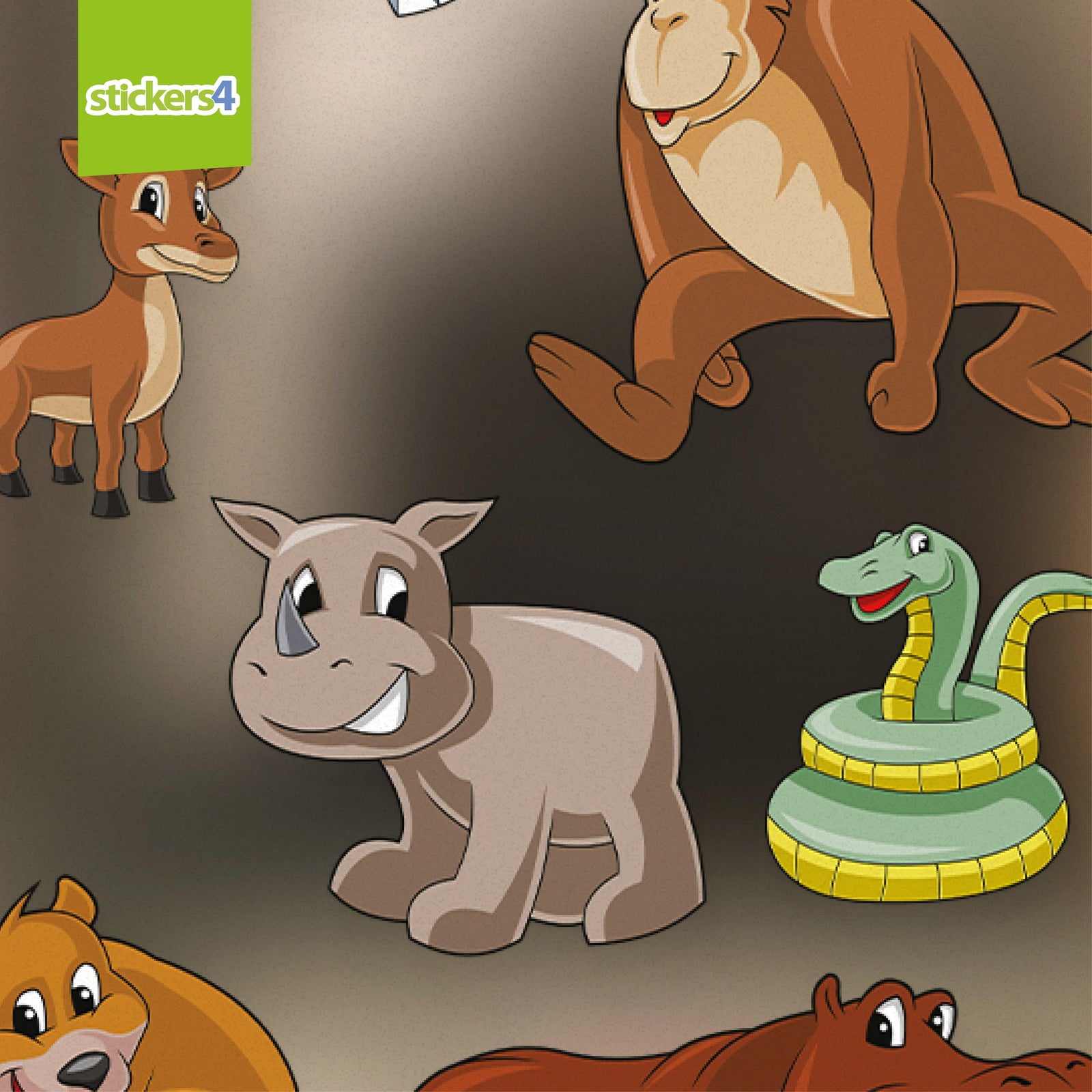 Jolly Jungle Window Stickers Perfect Anytime