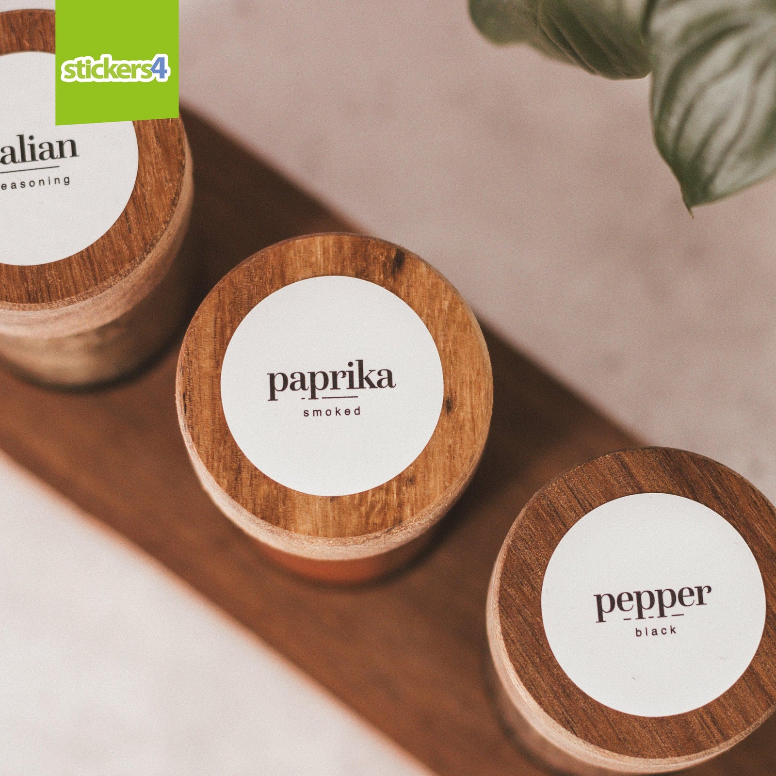 72 Round Herb & Spice Pantry Labels - with 36 Bonus Best Before Labels Home Organisation