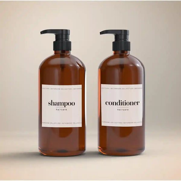 Bathroom Collection Labels Home Organisation