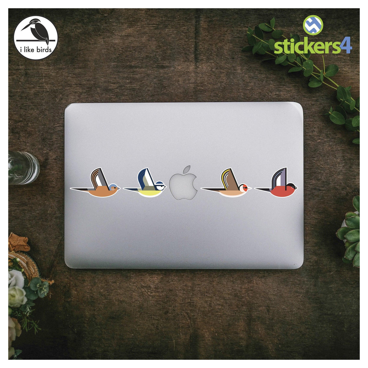 Bird Collection #1 Laptop Sticker Set I Like Birds