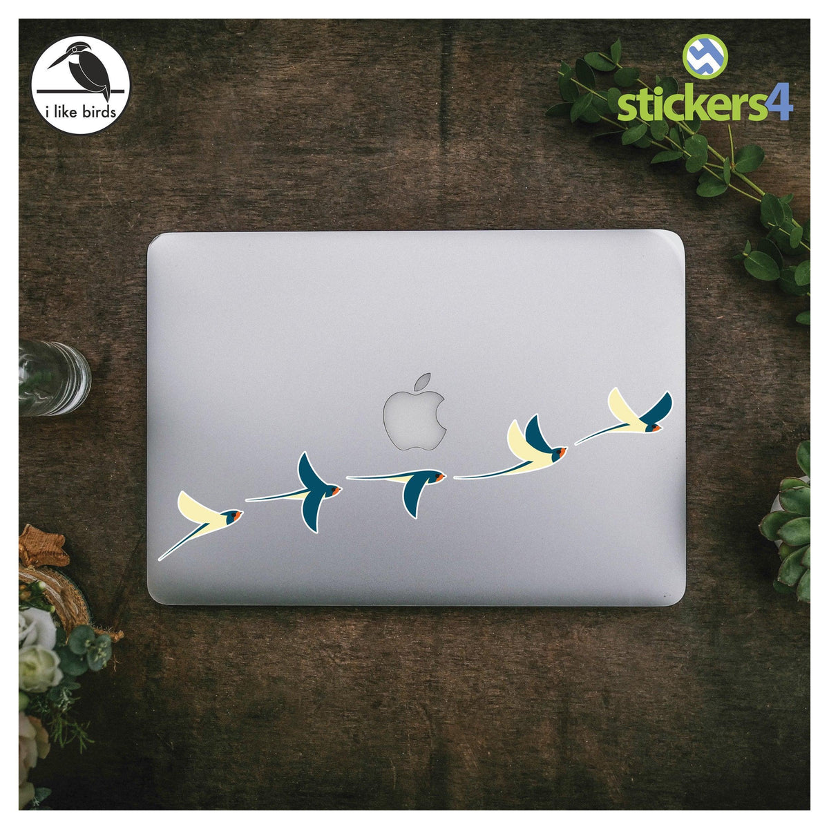 Bird Collection #1 Laptop Sticker Set I Like Birds
