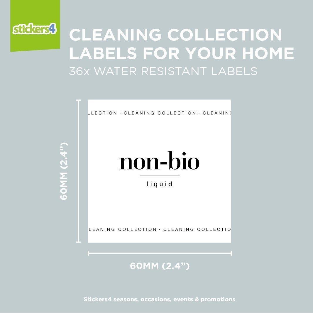 Cleaning Collection Kitchen Labels Home Organisation