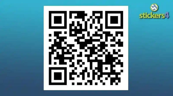 Large QR Code Stickers 295mm x 295mm Your Business