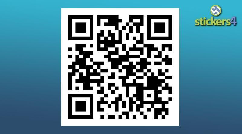 Medium QR Code Stickers 145mm x 145mm Your Business