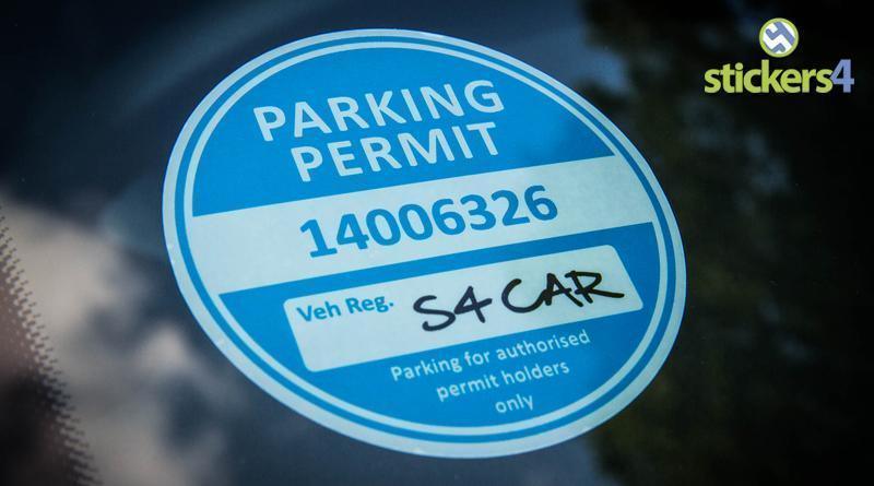 Parking Permit Window Sticker