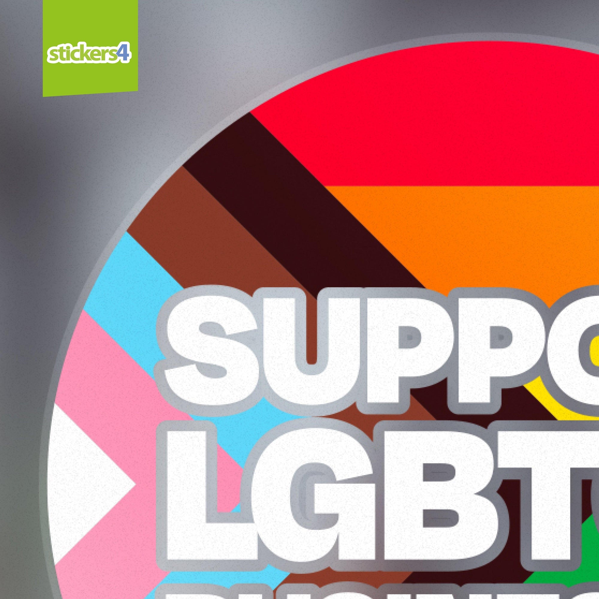 Support LGBTQ+ Businesses Window Cling - Pride Window Decoration Pride Window Displays