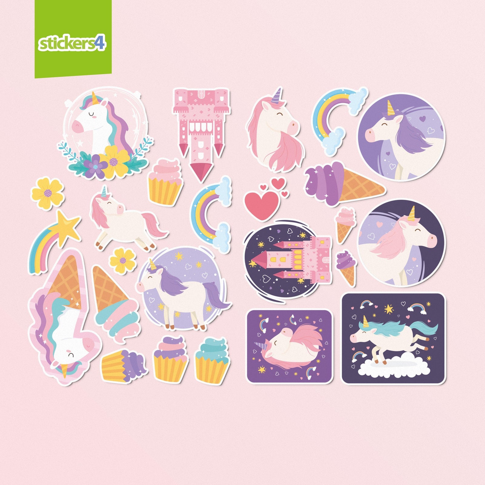 Unicorn Sticker Pack - Perfect Stocking Filler Laptop Sticker