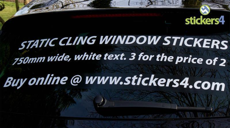 Web address window sticker 750mm Your Business